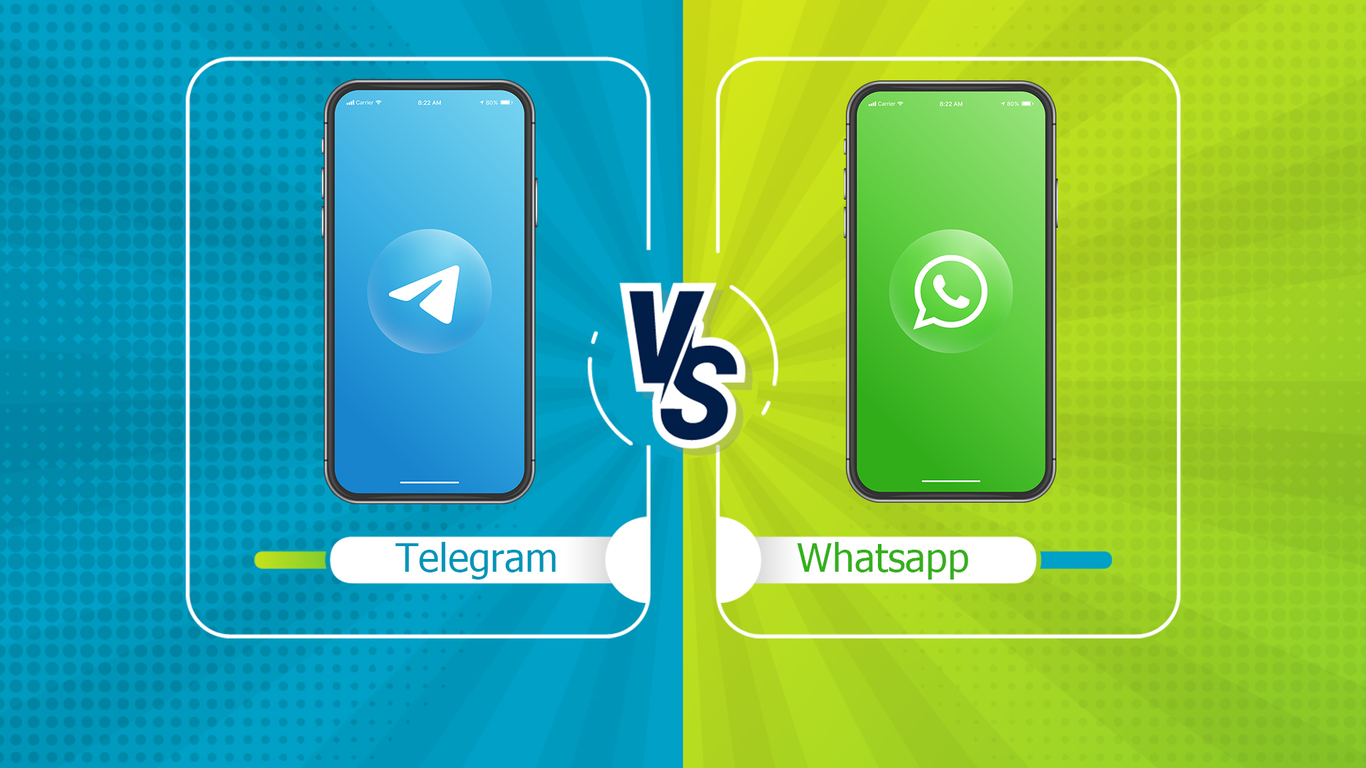 រវាង Telegram និង WhatsApp